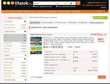 Tablet Screenshot of hotel-sopron.utazok.hu
