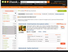 Tablet Screenshot of apartmanok-balatonalmadi.utazok.hu
