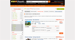 Desktop Screenshot of apartmanok-vonyarcvashegy.utazok.hu