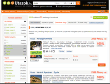 Tablet Screenshot of apartmanok-gyula.utazok.hu
