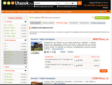 Tablet Screenshot of apartmanok-zamardi.utazok.hu