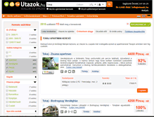 Tablet Screenshot of apartmanok-tokaj.utazok.hu