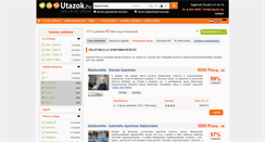 Desktop Screenshot of apartmanok-balatonlelle.utazok.hu