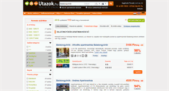 Desktop Screenshot of apartmanok-balatongyorok.utazok.hu